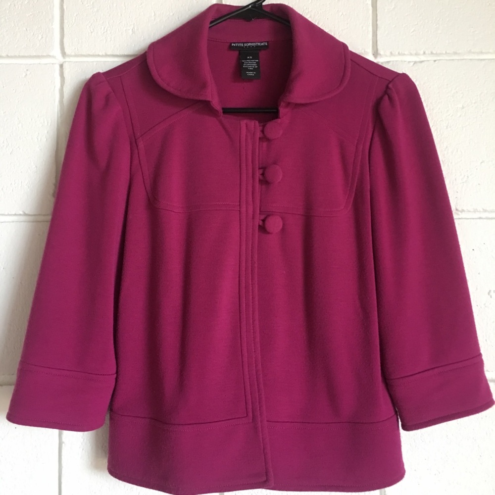 Petite Sophisticate Knit Jacket